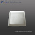 Hohe Qualität Deep Square Fine Bone China Pure Weiß Platten Porzellan Verschiedene Formen Weiß